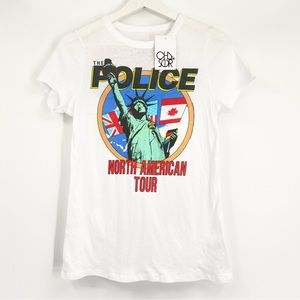 NWT Chaser The Police North American Tour 1983 Graphic T-Shirt